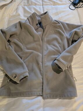 The North Face Light Gray Fleece Jacket